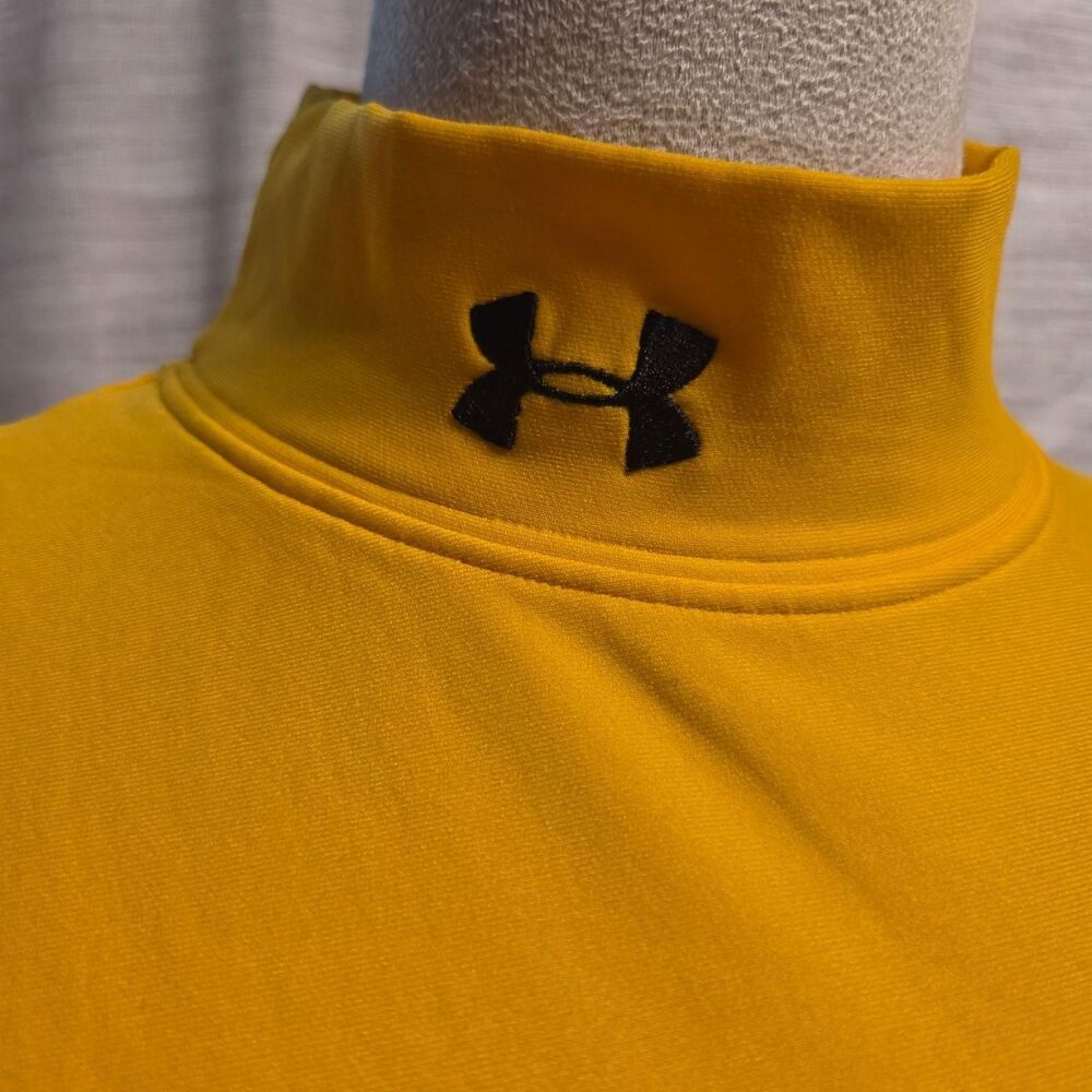 Under-armour Women's Yellow and Orange Shirt